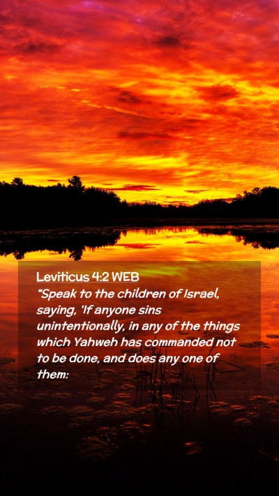 Picture 02 - Leviticus 4:2 WEB Mobile Phone Wallpaper - 