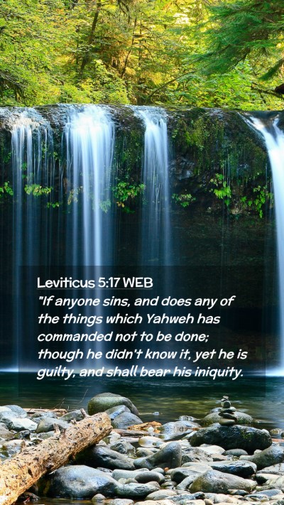 Picture 02 - Leviticus 5:17 WEB Mobile Phone Wallpaper - 