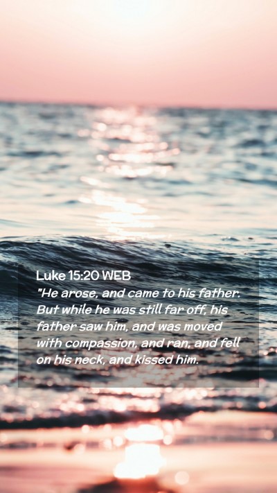 Picture 02 - Luke 15:20 WEB Mobile Phone Wallpaper - 
