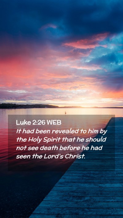 Picture 02 - Luke 2:26 WEB Mobile Phone Wallpaper - It had been revealed to him by the Holy Spirit - Mobile Bible Verse Wallpaper
