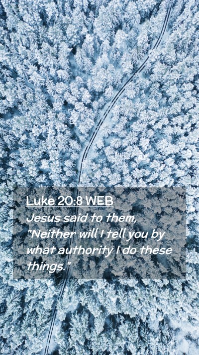 Picture 02 - Luke 20:8 WEB Mobile Phone Wallpaper - Jesus said to them, 