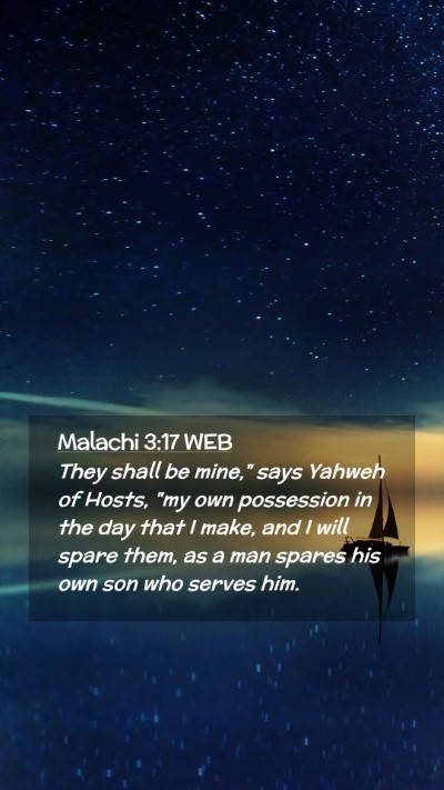 Picture 02 - Malachi 3:17 WEB Mobile Phone Wallpaper - They shall be mine,