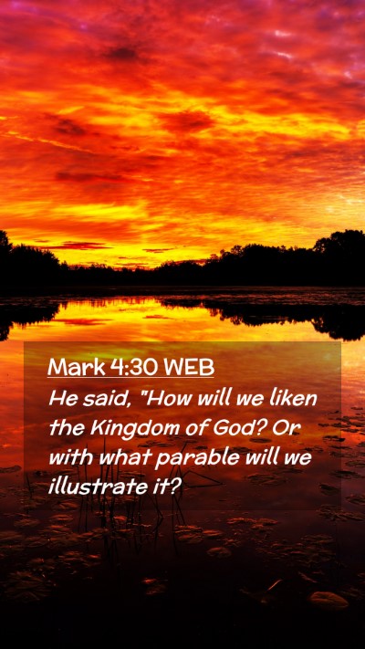 Picture 02 - Mark 4:30 WEB Mobile Phone Wallpaper - He said, 