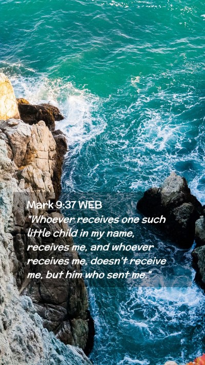 Picture 02 - Mark 9:37 WEB Mobile Phone Wallpaper - 