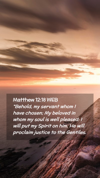 Picture 02 - Matthew 12:18 WEB Mobile Phone Wallpaper - 