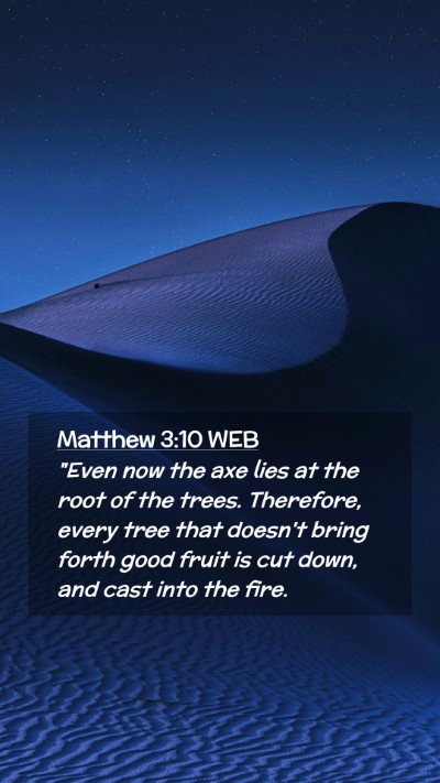 Picture 02 - Matthew 3:10 WEB Mobile Phone Wallpaper - 