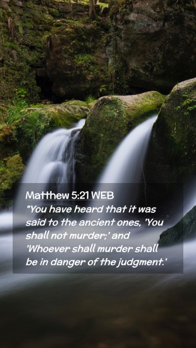 Picture 02 - Matthew 5:21 WEB Mobile Phone Wallpaper - 