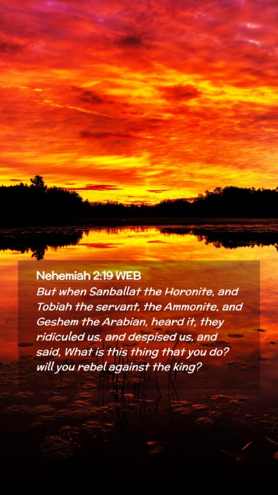Picture 02 - Nehemiah 2:19 WEB Mobile Phone Wallpaper - But when Sanballat the Horonite, and Tobiah the - Mobile Bible Verse Wallpaper