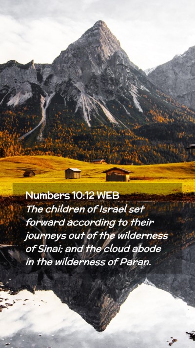 Picture 02 - Numbers 10:12 WEB Mobile Phone Wallpaper - The children of Israel set forward according to - Mobile Bible Verse Wallpaper