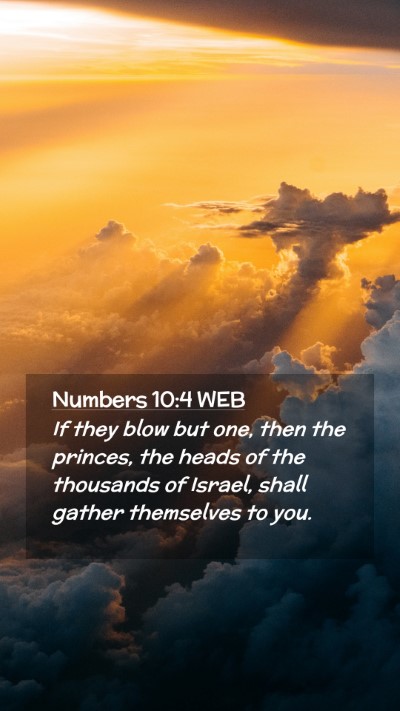 Picture 02 - Numbers 10:4 WEB Mobile Phone Wallpaper - If they blow but one, then the princes, the heads - Mobile Bible Verse Wallpaper