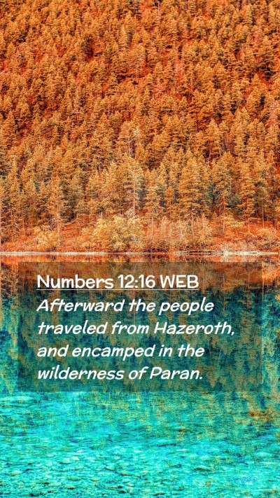 Picture 02 - Numbers 12:16 WEB Mobile Phone Wallpaper - Afterward the people traveled from Hazeroth, and - Mobile Bible Verse Wallpaper