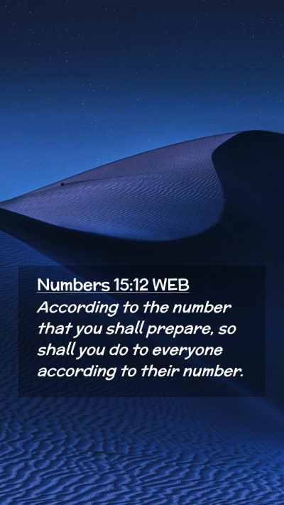 Picture 02 - Numbers 15:12 WEB Mobile Phone Wallpaper - According to the number that you shall prepare, - Mobile Bible Verse Wallpaper