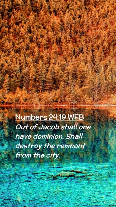 Picture 02 - Numbers 24:19 WEB Mobile Phone Wallpaper - Out of Jacob shall one have dominion, Shall - Mobile Bible Verse Wallpaper