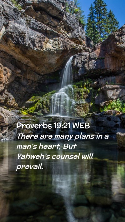 Picture 02 - Proverbs 19:21 WEB Mobile Phone Wallpaper - There are many plans in a man's heart, But - Mobile Bible Verse Wallpaper