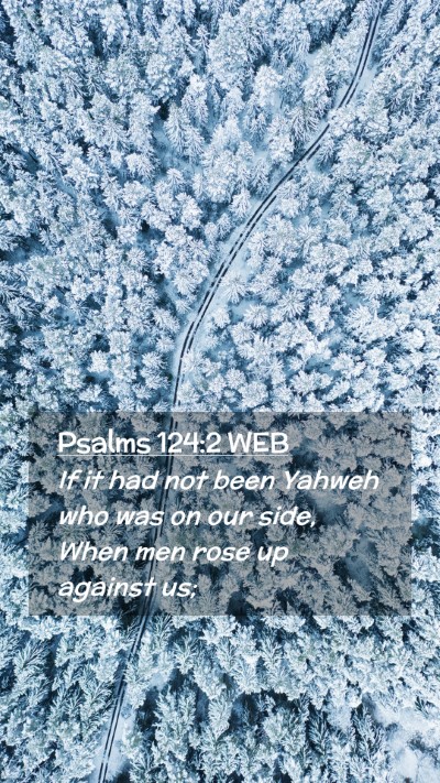 Picture 02 - Psalms 124:2 WEB Mobile Phone Wallpaper - If it had not been Yahweh who was on our side, - Mobile Bible Verse Wallpaper