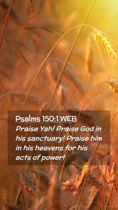 Picture 02 - Psalms 150:1 WEB Mobile Phone Wallpaper - Praise Yah! Praise God in his sanctuary! Praise - Mobile Bible Verse Wallpaper