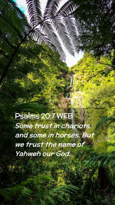 Picture 02 - Psalms 20:7 WEB Mobile Phone Wallpaper - Some trust in chariots, and some in horses, But - Mobile Bible Verse Wallpaper