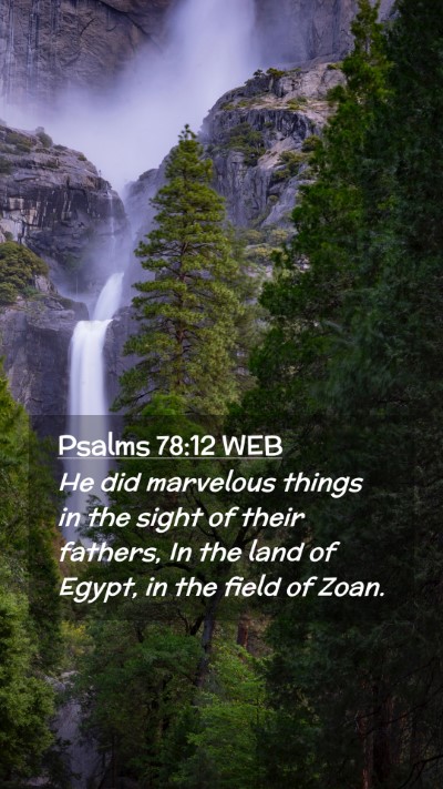 Picture 02 - Psalms 78:12 WEB Mobile Phone Wallpaper - He did marvelous things in the sight of their - Mobile Bible Verse Wallpaper