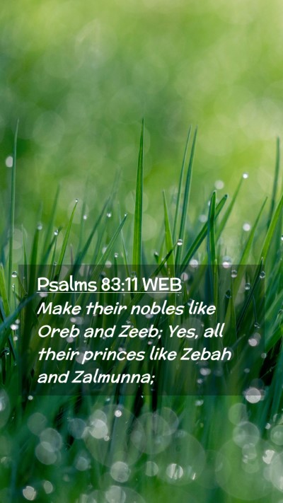 Picture 02 - Psalms 83:11 WEB Mobile Phone Wallpaper - Make their nobles like Oreb and Zeeb; Yes, all - Mobile Bible Verse Wallpaper