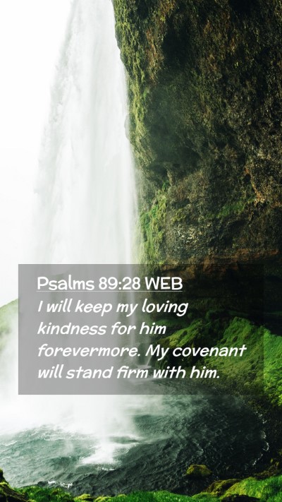 Picture 02 - Psalms 89:28 WEB Mobile Phone Wallpaper - I will keep my loving kindness for him - Mobile Bible Verse Wallpaper
