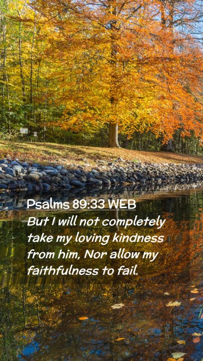 Picture 02 - Psalms 89:33 WEB Mobile Phone Wallpaper - But I will not completely take my loving kindness - Mobile Bible Verse Wallpaper