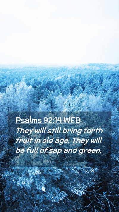 Picture 02 - Psalms 92:14 WEB Mobile Phone Wallpaper - They will still bring forth fruit in old age. - Mobile Bible Verse Wallpaper