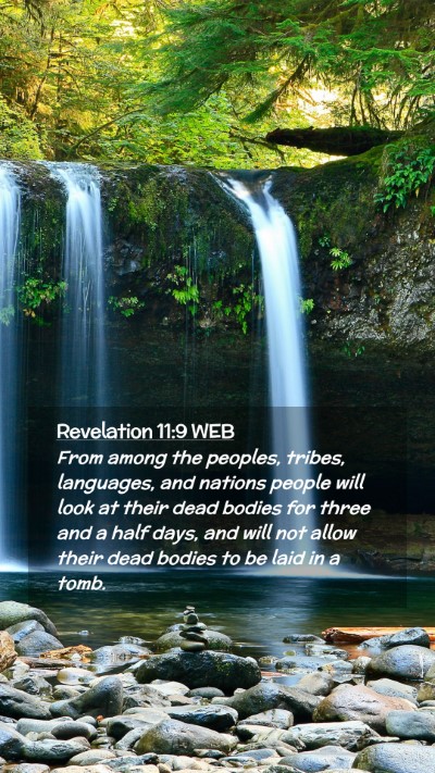 Picture 02 - Revelation 11:9 WEB Mobile Phone Wallpaper - From among the peoples, tribes, languages, and - Mobile Bible Verse Wallpaper