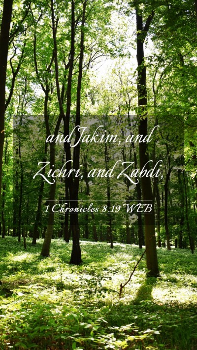 Picture 03 - 1 Chronicles 8:19 WEB Mobile Phone Wallpaper - and Jakim, and Zichri, and - Mobile Bible Verse Wallpaper