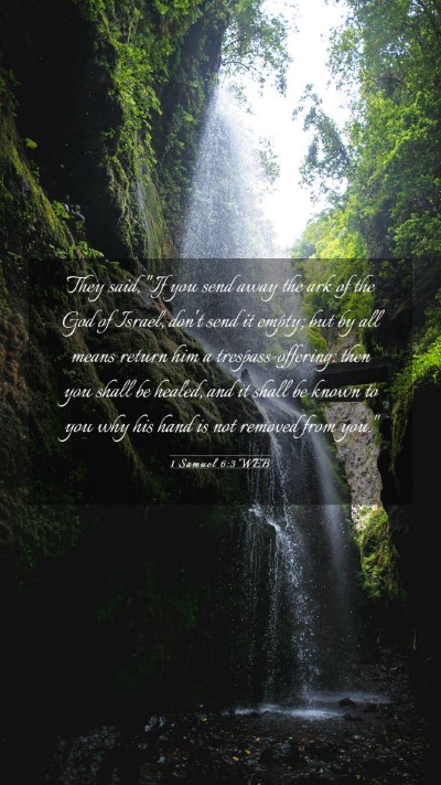 Picture 03 - 1 Samuel 6:3 WEB Mobile Phone Wallpaper - They said, 