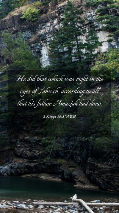Picture 03 - 2 Kings 15:3 WEB Mobile Phone Wallpaper - He did that which was right in the eyes of - Mobile Bible Verse Wallpaper