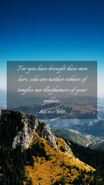 Picture 03 - Acts 19:37 WEB Mobile Phone Wallpaper - For you have brought these men here, who are - Mobile Bible Verse Wallpaper