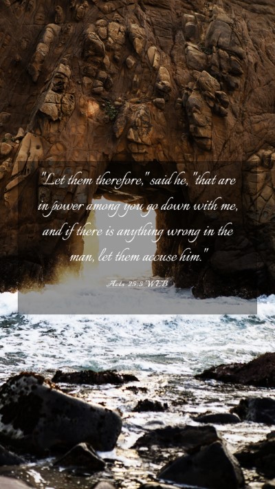 Picture 03 - Acts 25:5 WEB Mobile Phone Wallpaper - 