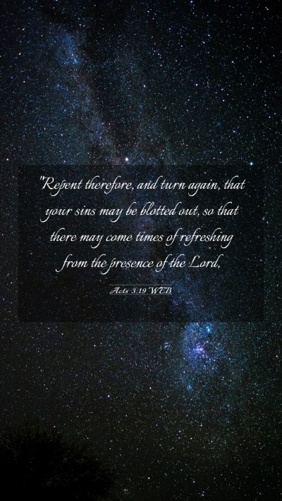 Picture 03 - Acts 3:19 WEB Mobile Phone Wallpaper - 