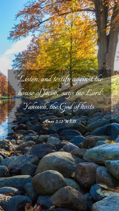 Picture 03 - Amos 3:13 WEB Mobile Phone Wallpaper - 