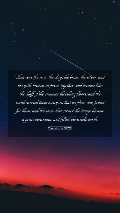 Picture 03 - Daniel 2:35 WEB Mobile Phone Wallpaper - Then was the iron, the clay, the brass, the - Mobile Bible Verse Wallpaper