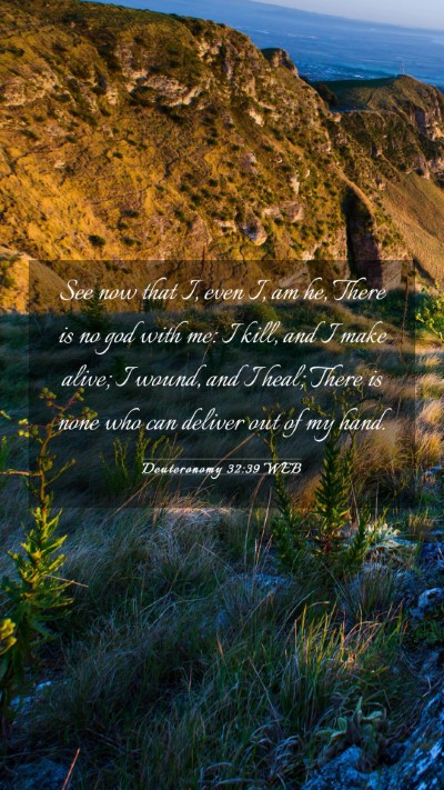 Picture 03 - Deuteronomy 32:39 WEB Mobile Phone Wallpaper - See now that I, even I, am he, There is no god - Mobile Bible Verse Wallpaper