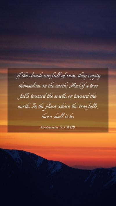 Picture 03 - Ecclesiastes 11:3 WEB Mobile Phone Wallpaper - If the clouds are full of rain, they empty - Mobile Bible Verse Wallpaper