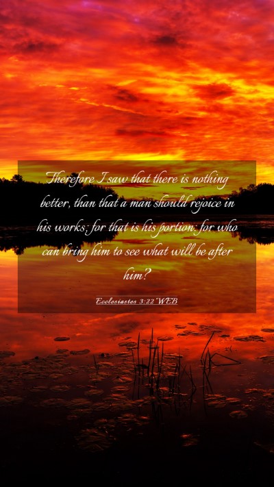 Picture 03 - Ecclesiastes 3:22 WEB Mobile Phone Wallpaper - Therefore I saw that there is nothing better, - Mobile Bible Verse Wallpaper