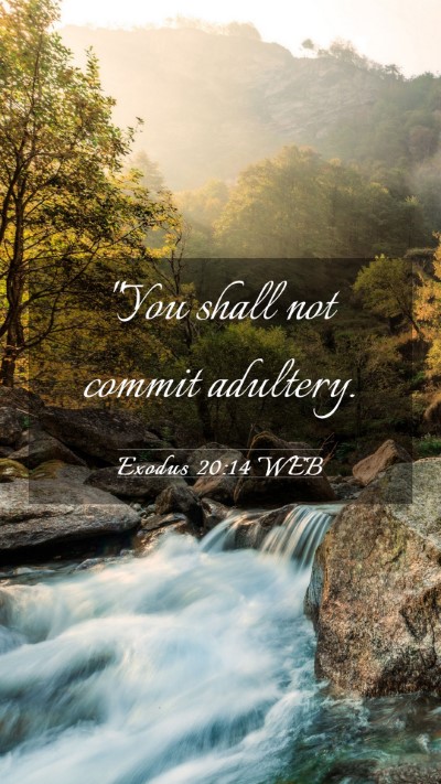 Picture 03 - Exodus 20:14 WEB Mobile Phone Wallpaper - 
