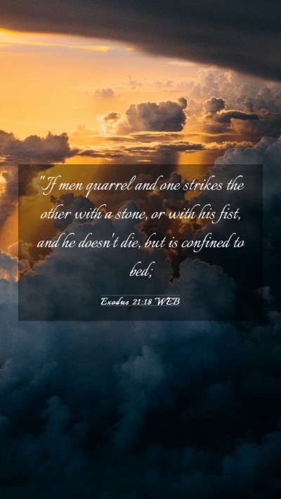 Picture 03 - Exodus 21:18 WEB Mobile Phone Wallpaper - 