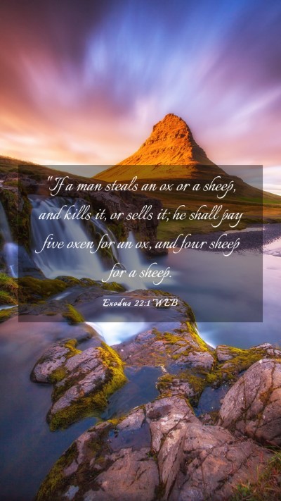 Picture 03 - Exodus 22:1 WEB Mobile Phone Wallpaper - 