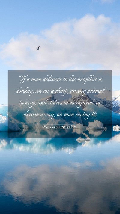 Picture 03 - Exodus 22:10 WEB Mobile Phone Wallpaper - 