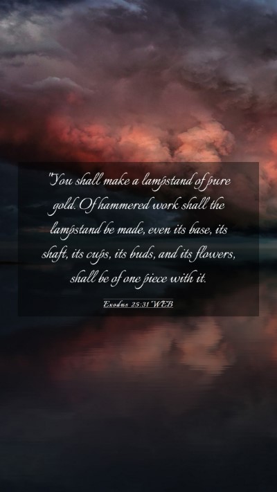 Picture 03 - Exodus 25:31 WEB Mobile Phone Wallpaper - 