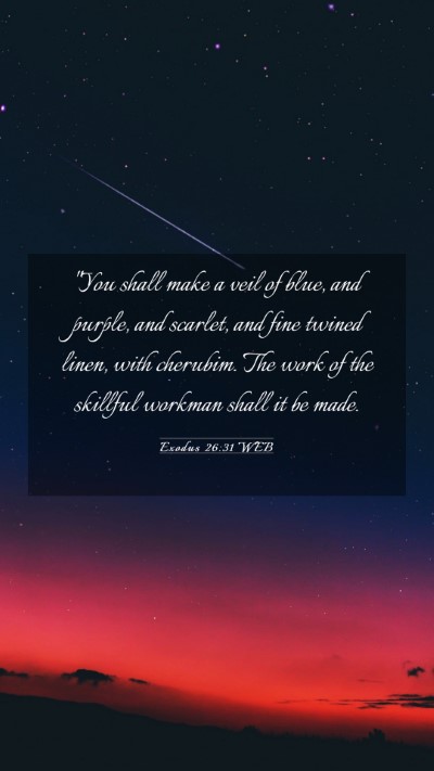 Picture 03 - Exodus 26:31 WEB Mobile Phone Wallpaper - 