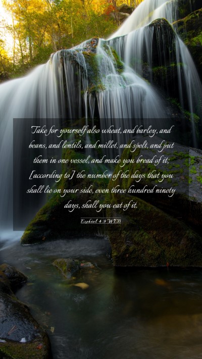 Picture 03 - Ezekiel 4:9 WEB Mobile Phone Wallpaper - Take for yourself also wheat, and barley, and - Mobile Bible Verse Wallpaper