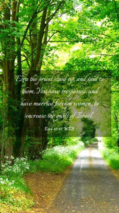 Picture 03 - Ezra 10:10 WEB Mobile Phone Wallpaper - Ezra the priest stood up, and said to them, You - Mobile Bible Verse Wallpaper