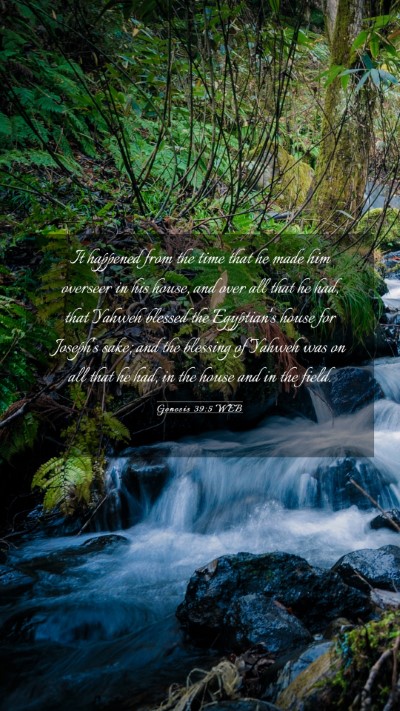 Picture 03 - Genesis 39:5 WEB Mobile Phone Wallpaper - It happened from the time that he made him - Mobile Bible Verse Wallpaper
