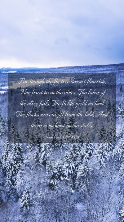 Picture 03 - Habakkuk 3:17 WEB Mobile Phone Wallpaper - For though the fig tree doesn't flourish, Nor - Mobile Bible Verse Wallpaper