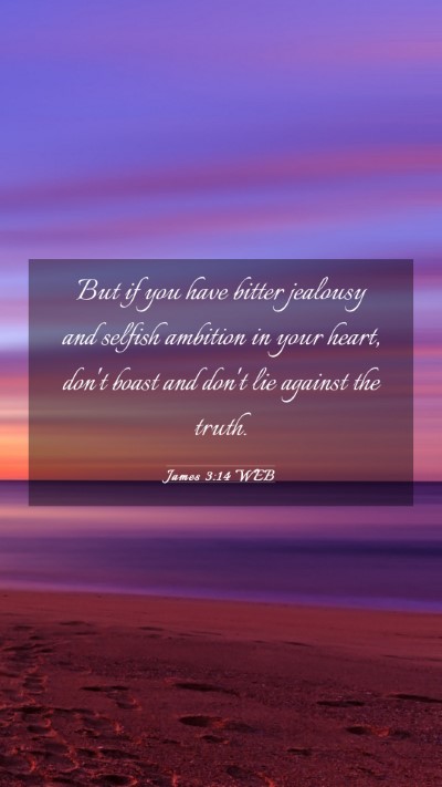 Picture 03 - James 3:14 WEB Mobile Phone Wallpaper - But if you have bitter jealousy and selfish - Mobile Bible Verse Wallpaper
