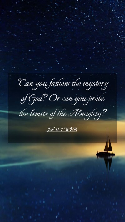 Picture 03 - Job 11:7 WEB Mobile Phone Wallpaper - 